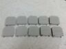 1492-eah35 Allen Bradley Grey Gray Wire Terminal End Anchor Lot Of