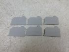 1492-ebj4tw Allen Bradley Gray Grey Wire Terminal End Plate Lot Of