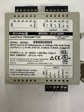 811t-0500 Acromag Intellipack Transmitter