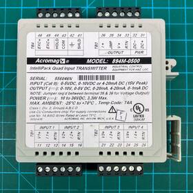 894m-0500 Acromag Intellipack Transmitter Quad Input Din Rail Module Made Usa