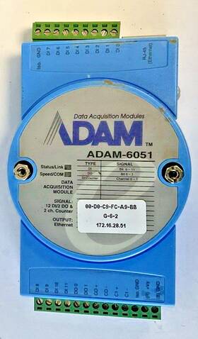Adam-6051 Advantech 14-ch Isolated Digital I/o Tcp Module W 2-ch Counter