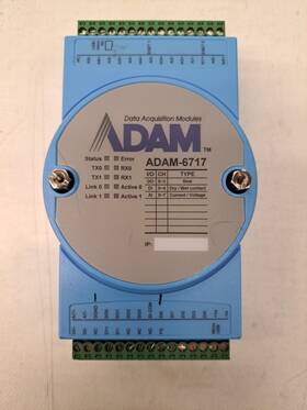 Adam-6717-a Advantech Intelligent I/o Gateway Used