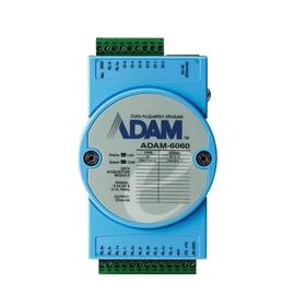 Adam-6060-d Advantech Corp 6-ch Digital Input And Relay Modbus Tcp Module