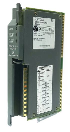 96336472 Allen-bradley 1771-abs/e Rev C08 5 V Dc Remote Plc Input/output Module