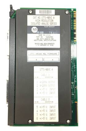 1771-nbvc Allen-bradley Ab High-resolution Isolation Module Firm Rev.b/series.a 968029 Used