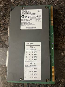 1771nivc Allen-bradley 1771-niv/c - High Resolution Isolated Analog Series