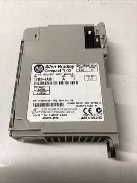 1769-ia8i Allen-bradley 1796-ia8i Ser A Compact I/o 8pt Isolated Input Module T-899