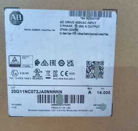 20g11nc072ja0nnnnn Allen-bradley Air Cooled 755 Ac Drive New