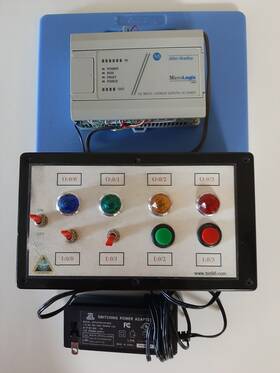 5ltk Allen-bradley Plc Training Kit With Micrologix 1000 Controller. Not Tested