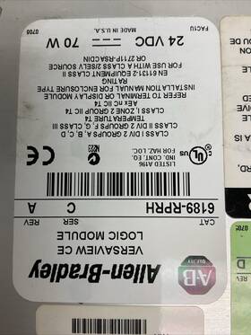 6189-rprh Allen-bradley Versoview Ce 1250h Used