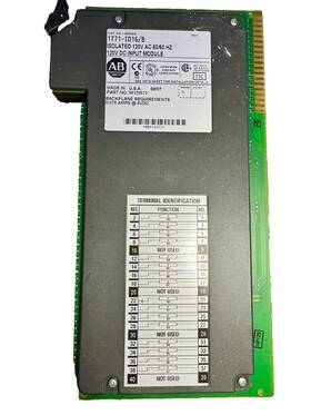 1771-id16 Allen-bradley 70729u 1771-id16/b Isolated 120vac 50/60hz 120vdc Input Module Ser.b