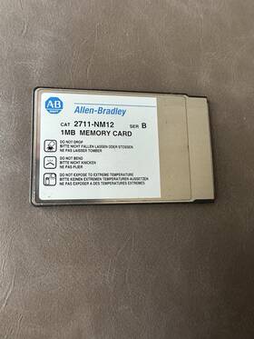 2711-nm12 Allen-bradley 711-nm12 Ser. B Pcmcia Linear Flash Memory Card