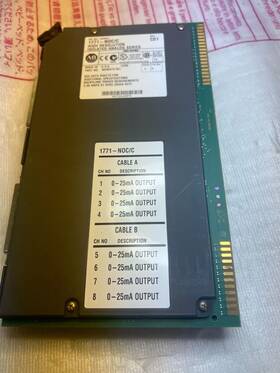 1771-noc Allen-bradley 96290471 1771-noc/c High Resolution Isolated Analog Series Module 1771noc C