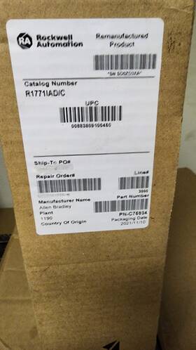 R1771iad Allen-bradley R1771iad/c Factory Refurbished