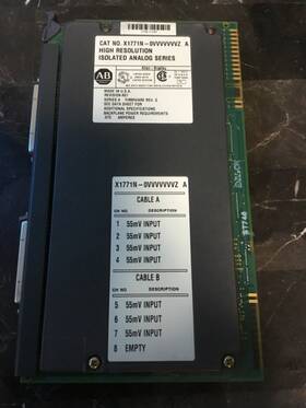 X1771n-0vvvvvvvz Allen-bradley High Resolution Isolated Analog Series Module
