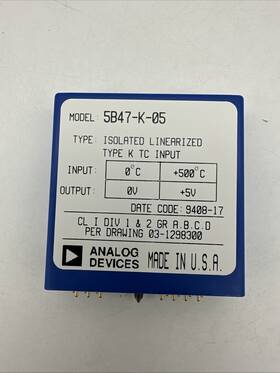 5847-k-05 Analog Devices Isolated Voltage Input Module -5v Made In The Usa