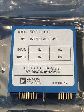 5b31-02 Analog Devices Single-channel Plug-in Signal Conditioner -5 V To 5