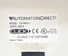 Co-04ad-1 Automationdirect Used Automation Direct Programmable Controller 4ch Analog Input