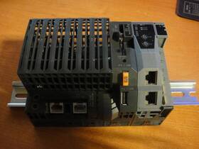 B&r Automation 1082-2 B&r X20 Cp 3685 With If Module Controller Pre Owned Pictured Clean