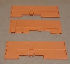 X20ac0sl1 B&r X20ac0sr1 #x20ac0sr1 Lot Of 3 End Panels 2 Right And 1 Left K171b