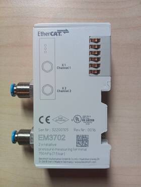 Em3702 Beckhoff Ethercat 2-channel Analog Input Relative Pressure 7.5 Bar