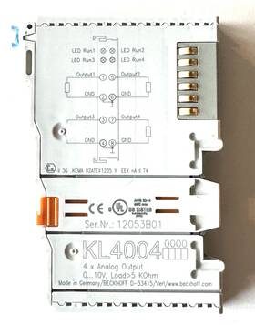 Kl4004 Beckhoff 4 Channel Analog Output Module 0-10v Plc Bus Terminal