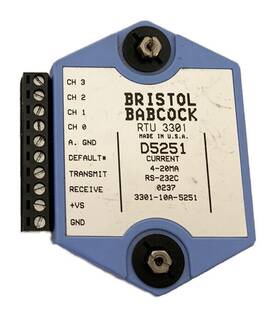 D5251 Bristol Babcock Emerson Rs-232c 4-20ma Modem Interface
