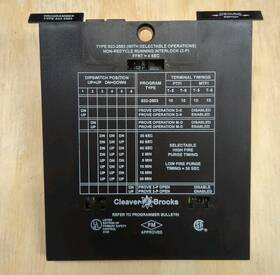 833-2583 Cleaver Brooks Programmer Card
