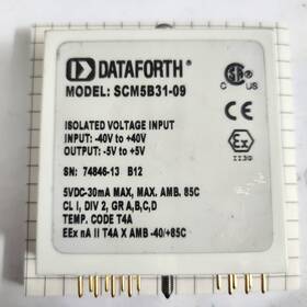 Scm5b31-09 Dataforth Scm5b31-00 Isolated Analog Voltage Input Module Narrow Bandwidth