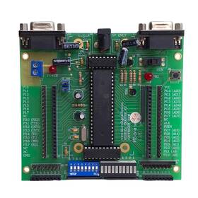 Mde8051 Diligent Microdigitaled Digital I/o Trainer Board Dual Serial Ds89c4
