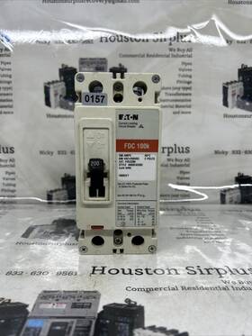 Fdc2200 Eaton / Fdc100k 200a 600vac 2 Pole Circuit Breaker Tested And Approved