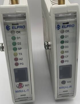 Elpro 905u-l-t And 905u-l-r Plc Wireless Radio I/o Module Set
