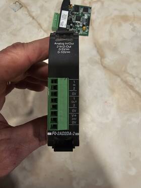 Fo-2ad2da-2 Facts Engineering Direct Logic Fo-2ad2da Analog Input/output Card 0-5 Volts 0-10