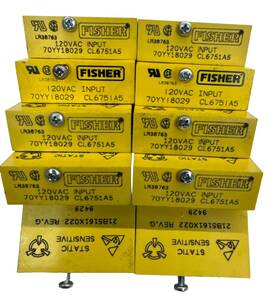 70yy18029 Fisher Cl675ia5 Lot Of 10 Rosemount Relay Input Module 120v Ac
