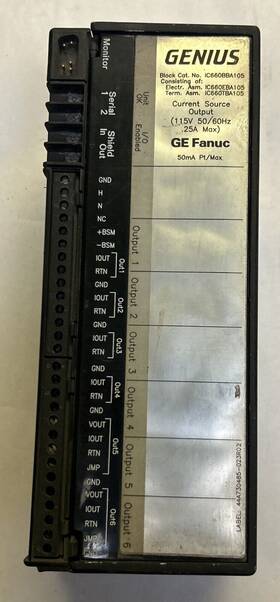 Ic660bba105 Ge Fanuc Genius Block I/o Module