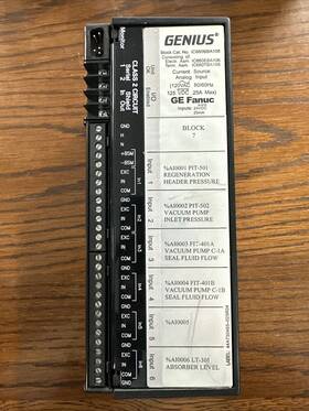 Ic660bba106 Ge-fanuc Analog Input Genius Block. Used Working