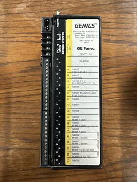 Ic660bbd110b Ge Fanuc Ic660bbd110 16 Port 115vac Input Plc Io Used Working