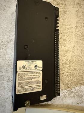 Ge Fanuc Ic660ebd020x Genius Ic660tba104k Term. Asm. 115vac C/s Analog