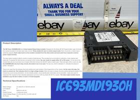 Ic693mdl930h Ge Fanuc Output Module Relay 4a 8pt Isolated Used
