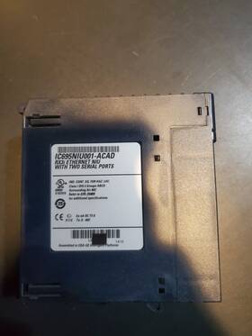 Ic695niu001-acad Ge Fanuc Ic695niu001-dn Rx3i Ethernet Niu Module With Two Serial Ports