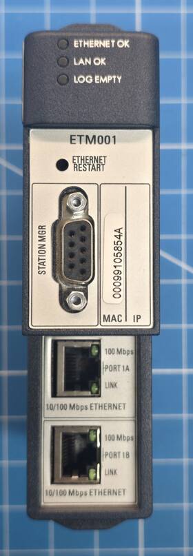 Ic695etm001-ht Ge Fanuc Ethernet Module 10/100mb With Switch