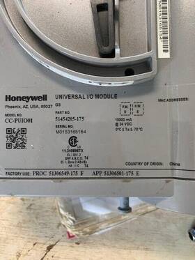 Ccpuio01 Honeywell Universal I/o Module -