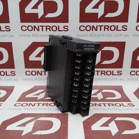 Kv-ad40 Keyence Analog Input Module 4 Channel 24vdc 110ma Used
