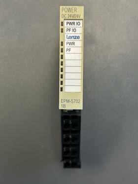 Epm-s702.1b Lenze Americas Epm-s702 I/o And Electronics Power Supply 24vdc