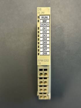Epm-s202.1b Lenze / Epms2021b Input Module 24vdc 8 Digital Inputs Led Used