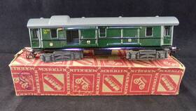 344-j M Rklin Marklin 344 J Luggage Car Cart Green Box Early