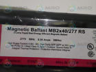 Mb2x40-277rs Sylvania Magnetic Ballast New