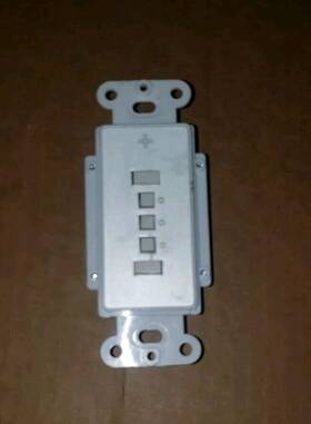Imlc-ds05-as-wh Mechosystems Mechoshade Iq Decorator Switch 5 Button Single Column Family