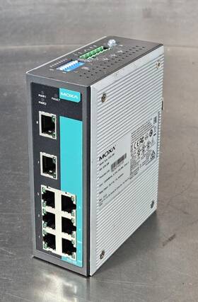 Eds-308 Moxa Ethernet Switch Input Module Connector Plc 731