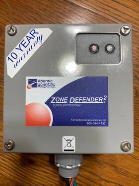 16800 Mtl Zone Defender Surge Protection Device 120 60hz 1ph